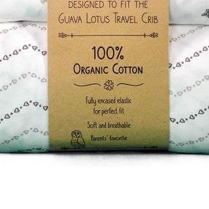 Guava Lotus Travel Crib Sheet